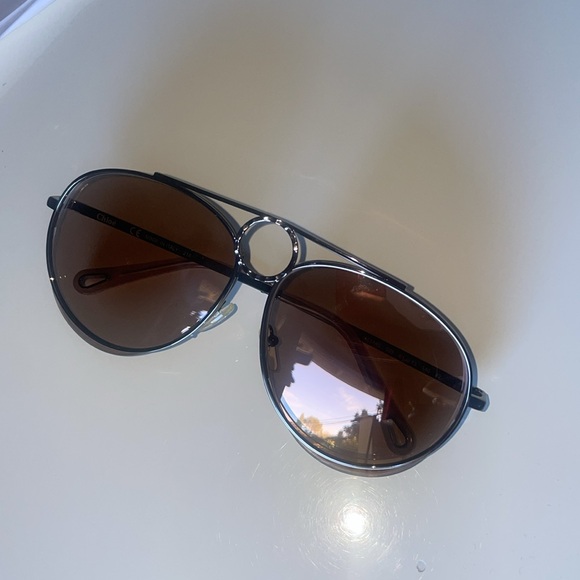 Chloe Romie Semi Rimless Aviator - Picture 3 of 8